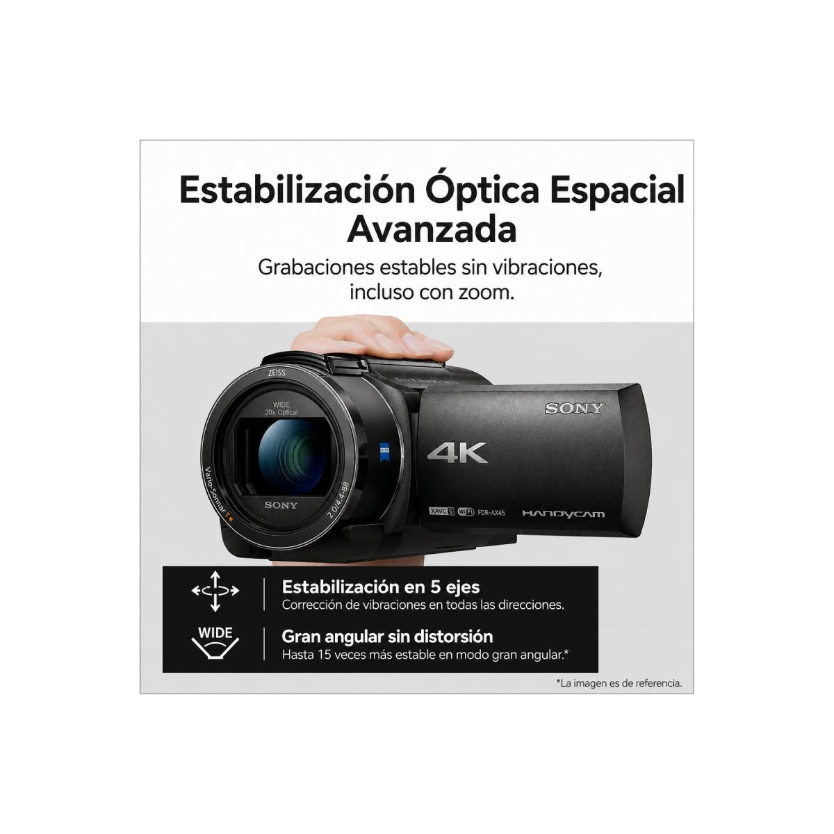 Videocámara Sony FDR-AX45A - Imagen 2