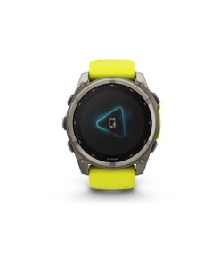 Smartwatch Garmin Fenix 8 Solar Zafiro con correa amarilla/grafito de 51 mm - Imagen 3