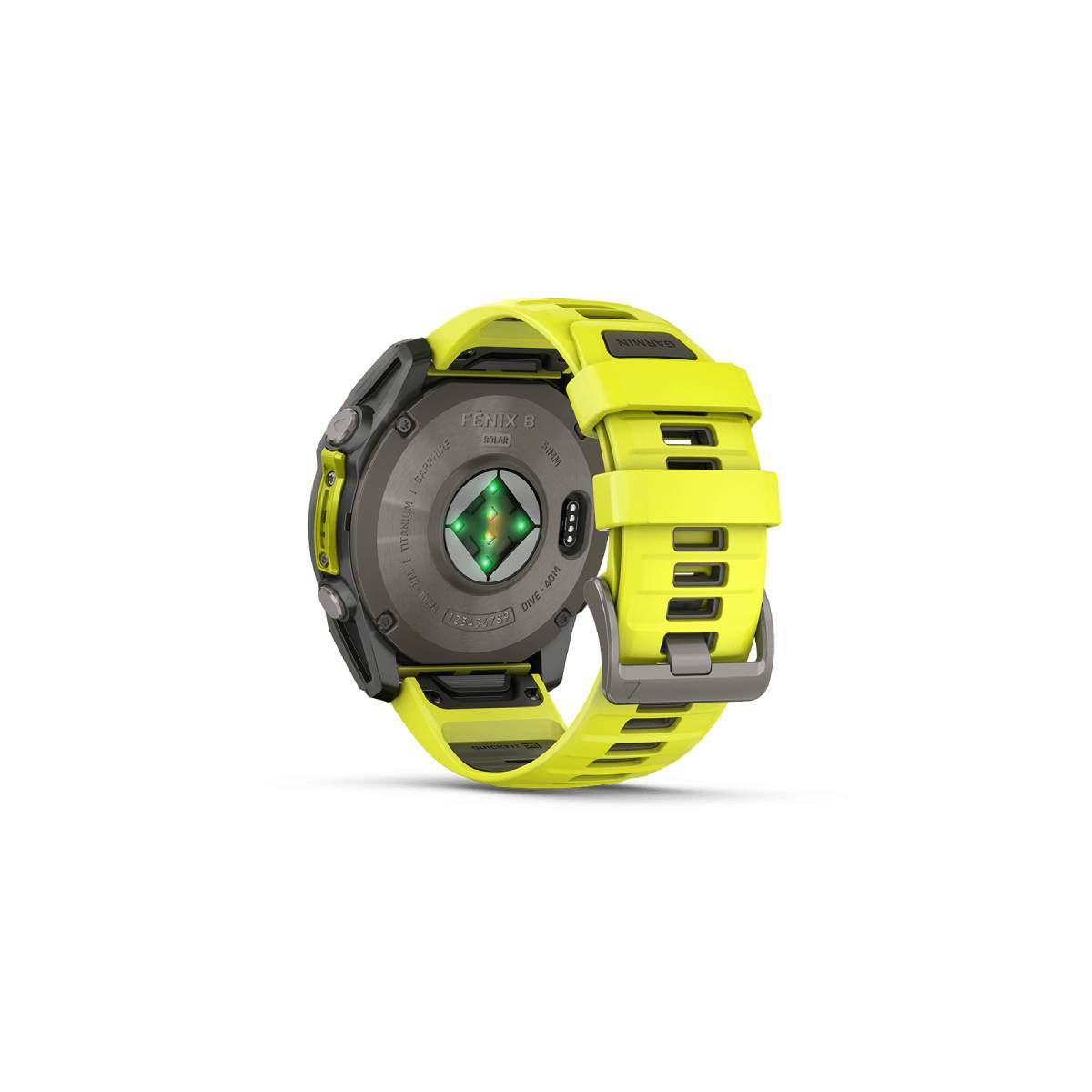 Smartwatch Garmin Fenix 8 Solar Zafiro con correa amarilla/grafito de 51 mm - Imagen 6