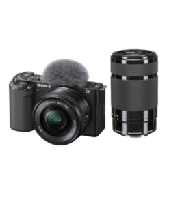 Cámara Sony ZV-E10 kit 16-50 y 55-210 mm